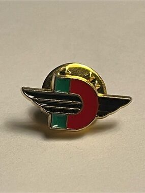Vintage Ducati Motorcycle Lapel Pin